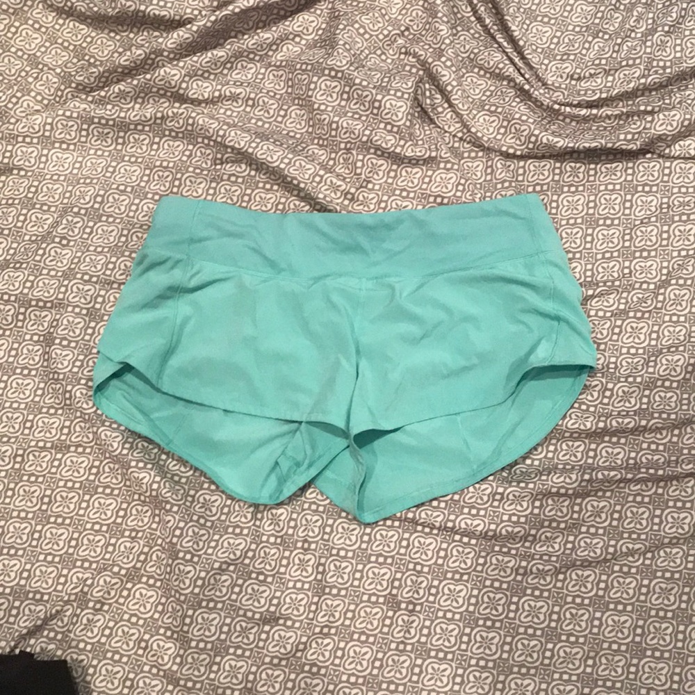 Lulu lemon teal shorts